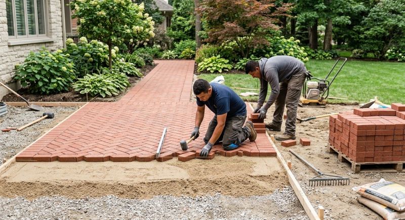 Brick Landscaping Service in West Hartford, CT